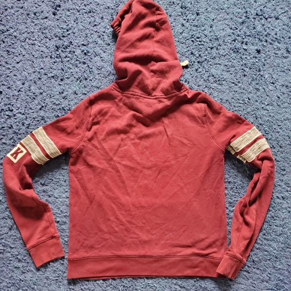 PINK Victoria's Secret Women's Red Hoodie Sweater - Picture 2 of 5